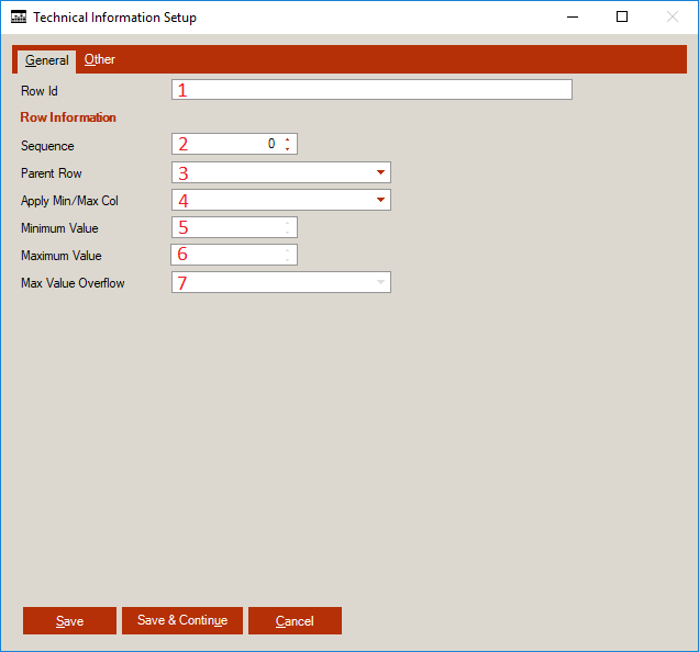 3 Add Row Data Technical Information